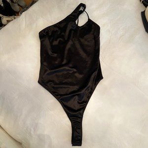 Black Cut Out Bodysuit from Urban Outfitters